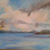 Summer Isles seascape (oil and mixed media)